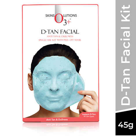 O3+ D-tan Single Use Kit With Peel Off Mask for De Tan (45 gm)