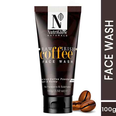 NutriGlow NATURAL'S Coffee Face Cleanser With Yogurt & Honey For Blackhead Removal Face Wash, 100 gm