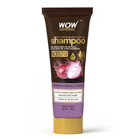 Buy WOW Skin Science Onion Shampoo (20 ml) - Purplle