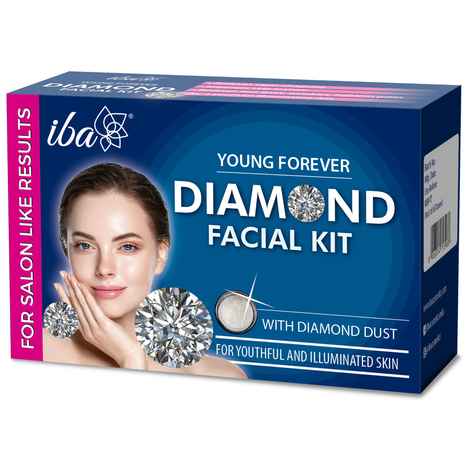 Buy Iba Young Forever Diamond Facial Kit (6 Steps Single Use) l 6 Steps Single Use Kit l For Youthful Illuminated Skin l Salon Like Results - Purplle