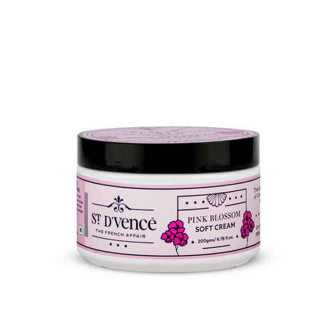 Buy ST. DVENCE Pink Blossom Soft Cream- 24hr of Intense Moisturization | Non Greasy | Lightweight | Paraben & Mineral Oil Free - 200 gm - Purplle