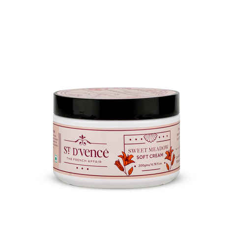 Buy ST. DVENCE Sweet Meadow Soft Cream- 24hr of Intense Moisturization | Non Greasy | Lightweight | Paraben & Mineral Oil Free 200 gm - Purplle