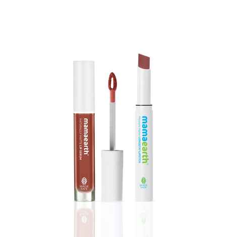 Buy Mamaearth Everyday Browns Lipstick Combo Combo of 2 - Purplle