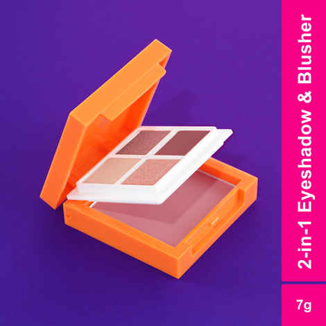 Buy Swiss Beauty Craze Eyeshadow and Blusher Palette with highly pigmented and blendable Colors | Shade -2, Rose Party | - Purplle