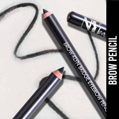 Buy NY Bae Brow-klyn Bridge Eye Brow Pencil - Black (1.4 gm) | Enriched with Castor Oil & Vitamin E | Smudge Resistant | Easy To Use | Cruelty Free - Purplle