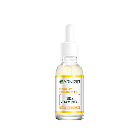 Garnier Vitamin C + Face Serum for Skin Brightening with 2% Niacinamide & 0.5% BHA, 30 ml