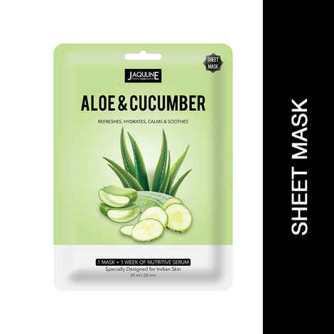 Buy Jaquline USA Aloe & Cucumber Sheet Mask 25 ml - Purplle