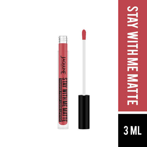 Buy Jaquline USA Stay With Me Liquid Lipstick OG Gangsta 3 ml - Purplle