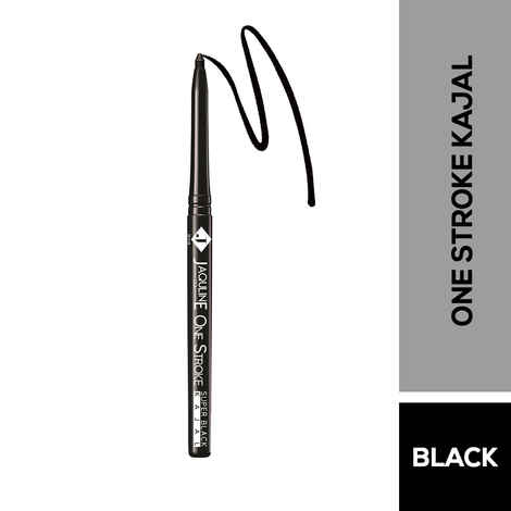 Buy Jaquline USA OneStroke Super Black Kajal 0.30g - Purplle