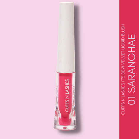 Buy Cuffs n Lashes It's Dew Velvet Liquid Blush, Saranghae 01, 5 ML - Purplle