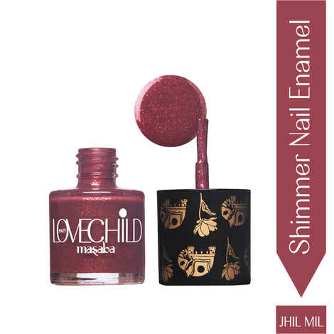 Buy LoveChild Masaba Happily Ever After! - Shimmer Nail Enamel - Jhil Mil 1 Pc - Purplle