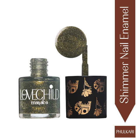 Buy LoveChild Masaba Happily Ever After! - Shimmer Nail Enamel - Phulkari 1 Pc - Purplle