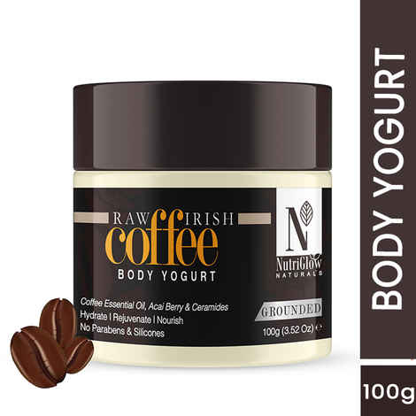 Buy NutriGlow NATURAL'S Raw Irish Coffee Body Yogurt for Skin Hydrating & Nourishing, 100 gm - Purplle