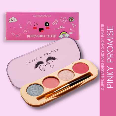 Buy Cuffs N Lashes Handy-Dandy Eyeshadow Palette, Pinky Promise - Purplle