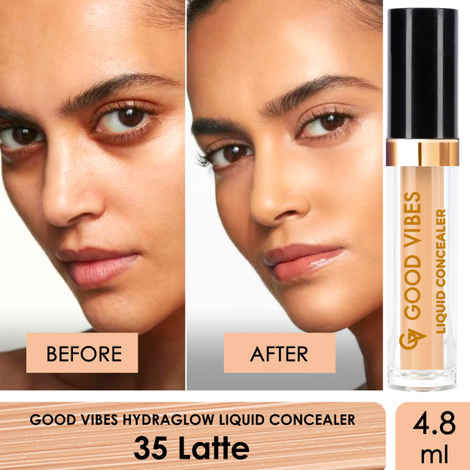 Good Vibes HydraGlow Liquid Concealer -Latte 35 (4.8 ml)