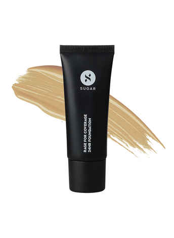 Buy SUGAR Cosmetics Rage For Coverage 24Hr Foundation | Full Coverage | Matte Finish I Creamy Formula | 25 ml - 20 Galao - Purplle