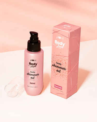 Buy Plum Body Lovina Body Shimmer Oil - Rose Gold |A Long-lasting shimmer | Deep moisture |Fruity Fragrance - 90 ml - Purplle