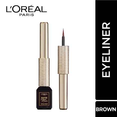 Buy L'Oreal Paris Matte Signature Liner Brown (2.5 ml) - Purplle