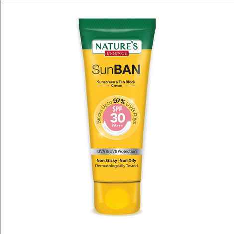 Buy Nature's EssenceSunBan SPF 30 PA+++ Sunscreen & Tan Block Creme  - 120 ml - Purplle