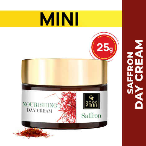 Buy Good Vibes Nourishing Day Cream - Saffron (25 gm) - Purplle