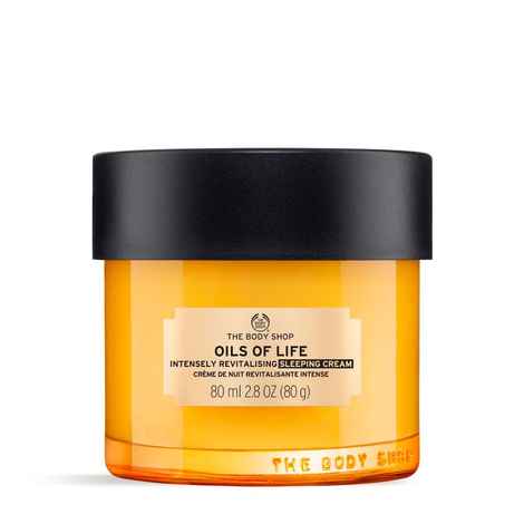 Buy The Body Shop Oils Of Life Sleeping Cream-80ML - Purplle