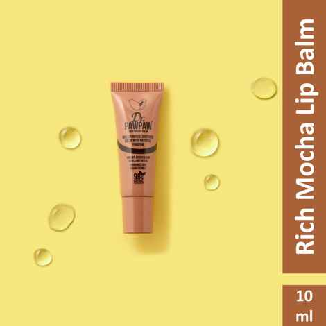 Dr.PAWPAWRich Mocha Lip Balm (10 ml)| No Fragrance Balm, For Lips, Skin, Hair, Cuticles, Nails, and Beauty Finishing