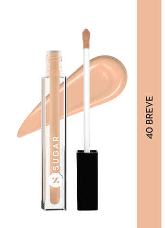 Buy SUGAR Cosmetics Auto Correct Creaseless Matte Cream For All Skin Typesy Full Coverage Concealer - 40 Breve (Medium Deep Skin Tone, Warm Undertone) - 2 gm - Purplle
