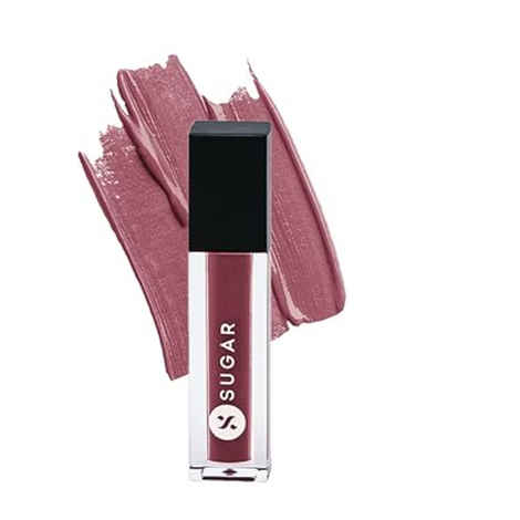 Buy SUGAR Cosmetics - Smudge Me Not - Mini Liquid Lipstick - 09 Suave Mauve - 1.1 ml - Ultra Matte Liquid Lipstick, Transferproof and Waterproof, Lasts Up to 12 hours - Purplle