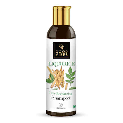 Good Vibes Liquorice Hair Revitalizing Shampoo (200 ml)