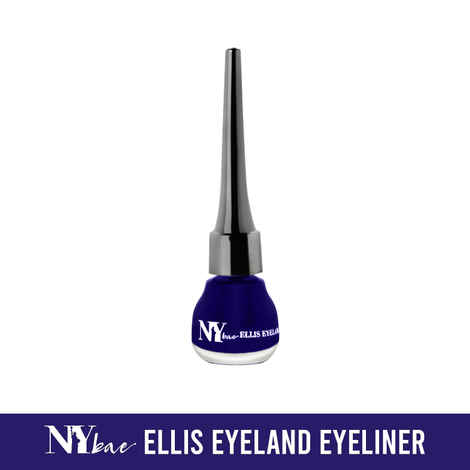 Buy NY Bae Ellis Eyeland - Blue Lagoon (6 ml) | Liquid Eyeliner | Glossy Finish | Waterproof | Lasts upto 8 hours | Vegan - Purplle