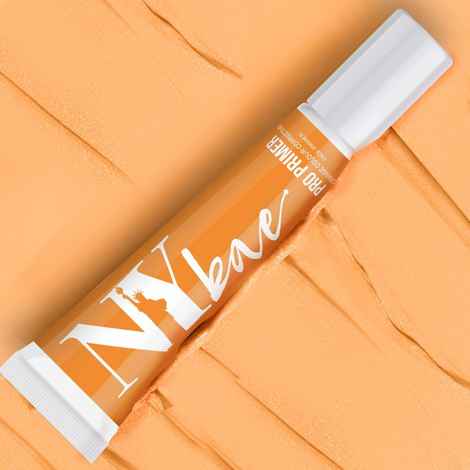 NY Bae Pro Primer - Orange Colour Corrector (15 ml) | Face Primer | Glowing Korean Skin | Cancels Darkness | Conceals Pigmentation | Pore Minimising | Long Lasting Makeup