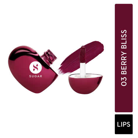 Buy SUGAR Cosmetics LA LA Love Matte Liquid Lipstick | Lasts 18Hrs | Transferproof & Waterproof - 03 Berry Bliss - Purplle