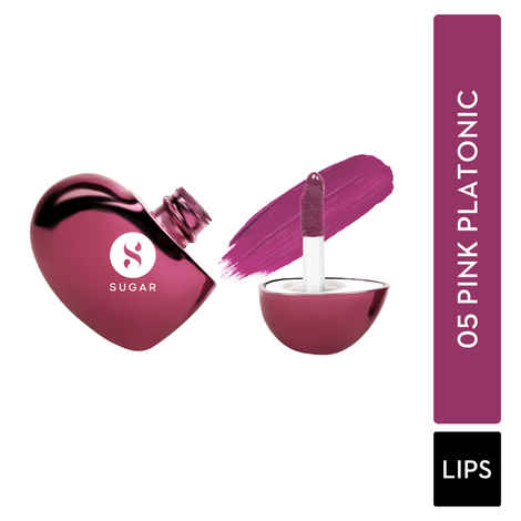 Buy SUGAR Cosmetics LA LA Love Matte Liquid Lipstick | Lasts 18Hrs | Transferproof & Waterproof - 05 Pink Platonic - Purplle