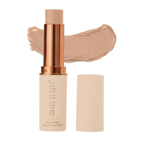 Buy Swiss Beauty Satin Finish Panstick Foundation for Flawless base with Long lasting dewy finish 03 Warm Honey - Purplle