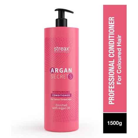 Buy Streax Professional Argan Secrets Moisturising Conditioner 1500 gm - Purplle