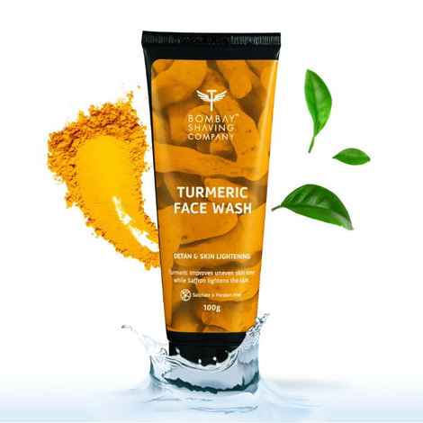 Buy Bombay Shaving Company Turmeric Face Wash, 100 gm | Ideal for Men & Women | Tan Removal & Even Skin Tone | Made in India - Purplle