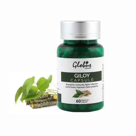 Buy Globus Ayurvedic Giloy Immunity Booster Capsule 60 Tablets - Purplle