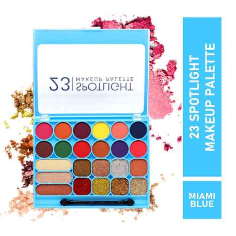 Buy Mattlook Miami Blue 23 Spotlight Makeup Palette, Multicolor-01, 35 gm - Purplle