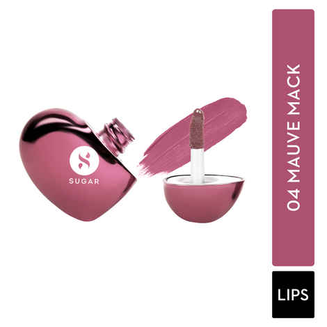 SUGAR Cosmetics LA LA Love Matte Liquid Lipstick | Lasts 18Hrs | Transferproof & Waterproof - 04 Mauve Mack