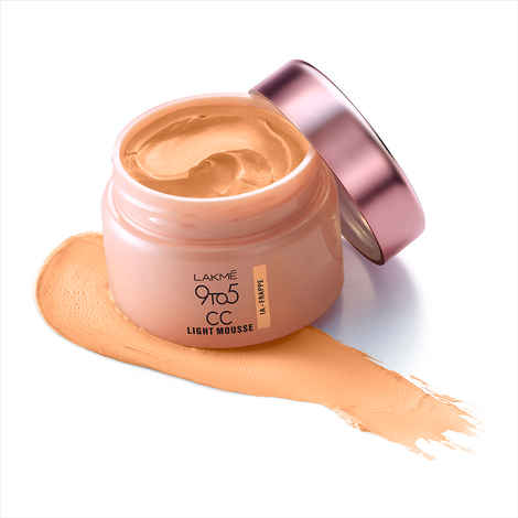 Buy Lakme 9 to 5 CC Mousse | With Vitamin E & Hint of Foundation | Frappe| 25 gm - Purplle