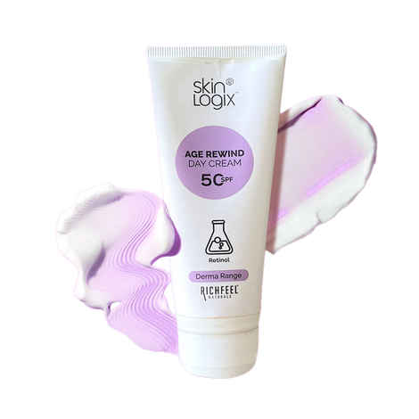 Buy Richfeel Skin Logix Age Rewind Day Cream (SPF 50) 100 gm | Derma Range - Purplle