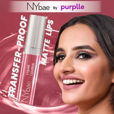 NY Bae Confessions Liquid Lipstick - Rule Of Life 10 (4.5 ml) | Matte Lipstick | Nude Shade | Moisturizing | Long Lasting | Transfer Proof