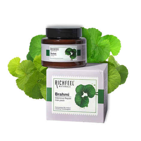 Buy Richfeel Brahmi Intensive Repair Hair Pack (100 gm) - Purplle