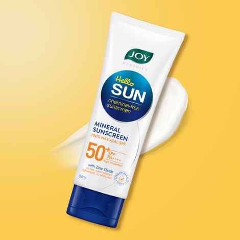 Buy Joy Revivify Hello Sun Chemical free Mineral Sunscreen SPF50 PA++++ (50 ml) - Purplle