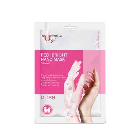 Buy O3+ Pedi Bright Hand Gloves Cream Mask - 1 Pc - Purplle