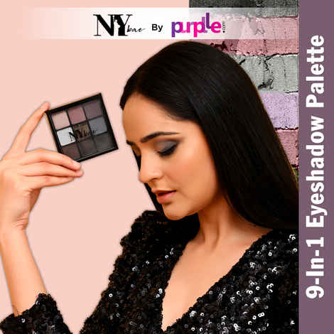 Buy NY Bae Eye Love Eyeshadow Palette - Smokey Show 05 (9 gm) | 9 In 1 Palette | Black | Matte & Shimmer | Rich Colour | Long Wear | Super Blendable - Purplle