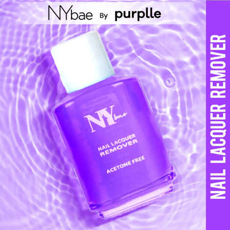 Buy NY Bae Nail Lacquer Remover - Violet (30 ml) - Purplle