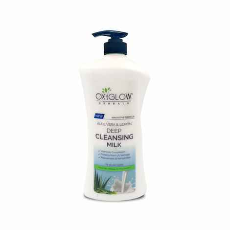 Buy OxyGlow Herbals Deep Cleansing Milk|Removes | Makeup &Impurities| Nourishes skin | Makeup Remover-1000g|Pack of 1 - Purplle