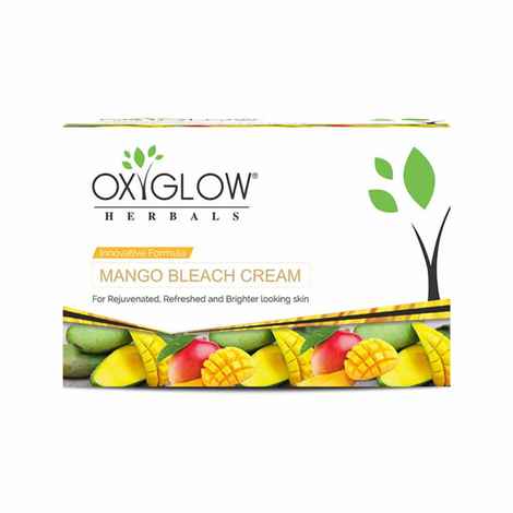 Buy OxyGlow Herbals Mango Bleach Cream|Rejuvenated, Refreshed and brighter looking skin - Purplle