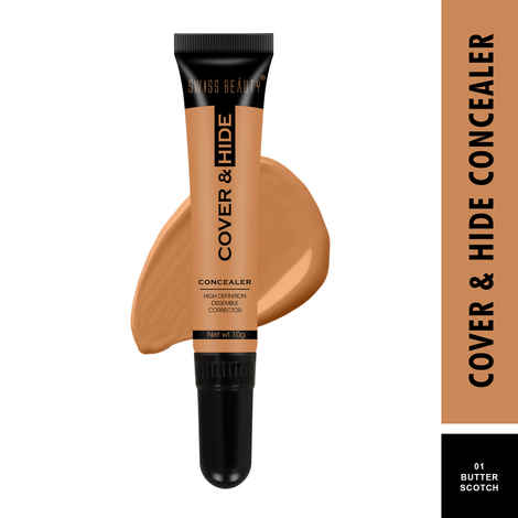 Buy Swiss Beauty Cover & Hide Concealer 01 Butter Scotch (12 g) - Purplle